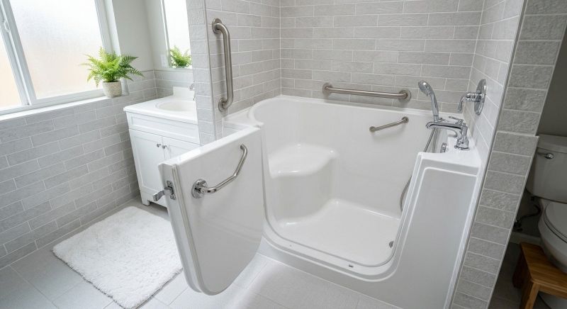 Senior Bathtub Installation in Newark, DE